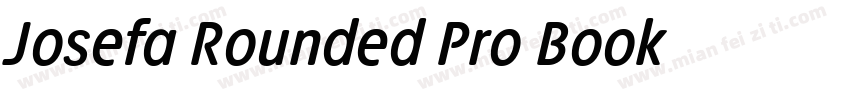 Josefa Rounded Pro Book字体转换